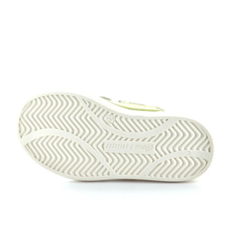 lage velcro sneaker citron