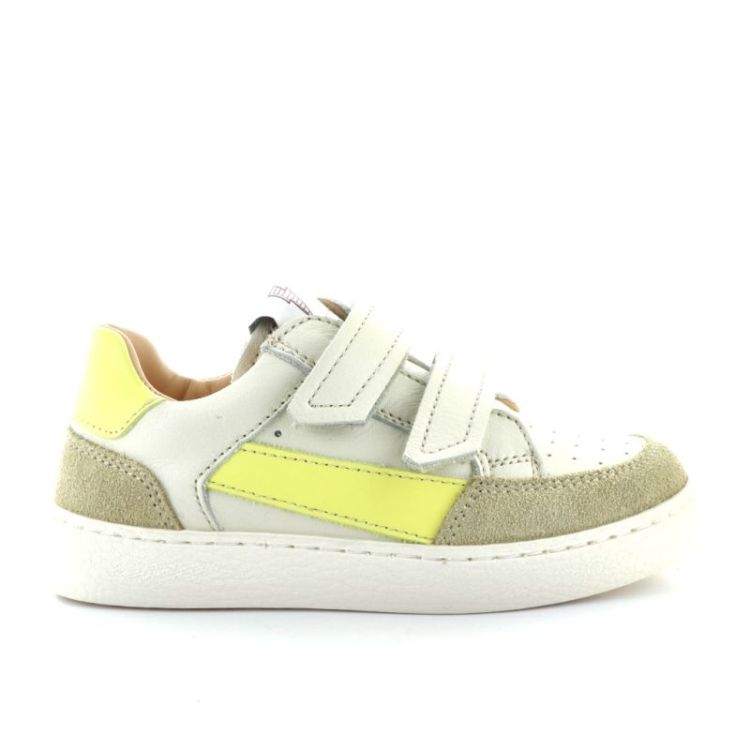 lage velcro sneaker citron