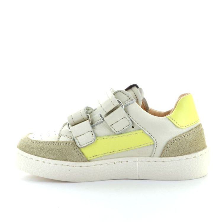 lage velcro sneaker citron