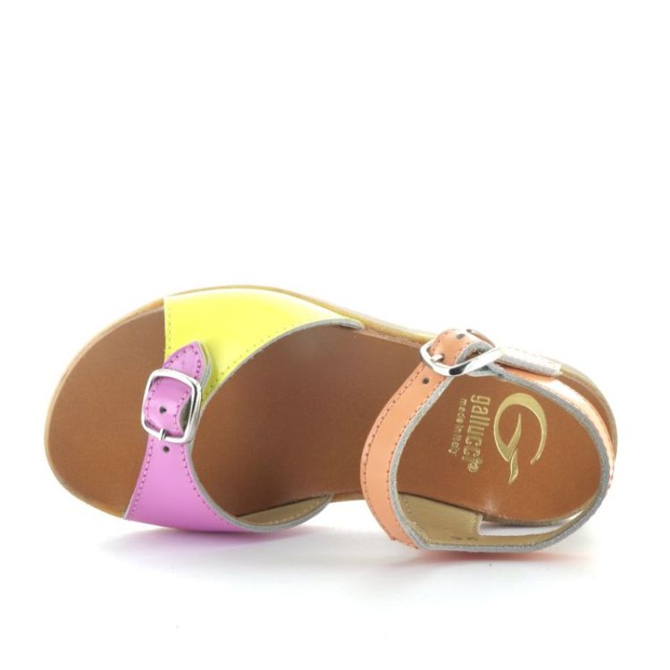 open sandaal giallo fuxia pe