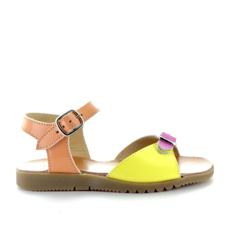 open sandaal giallo fuxia pe