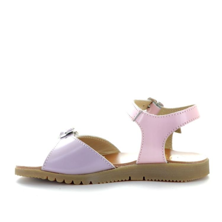 open sandaal lila rosa