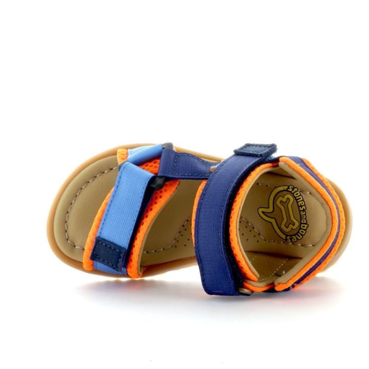 laker open sandaal orange fluo blu