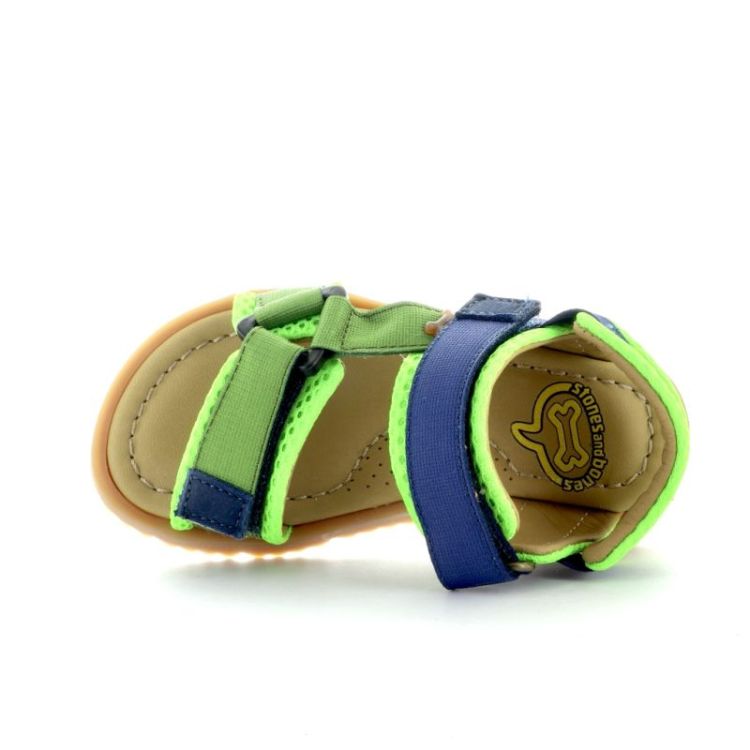 laker open sandaal green fluo blue