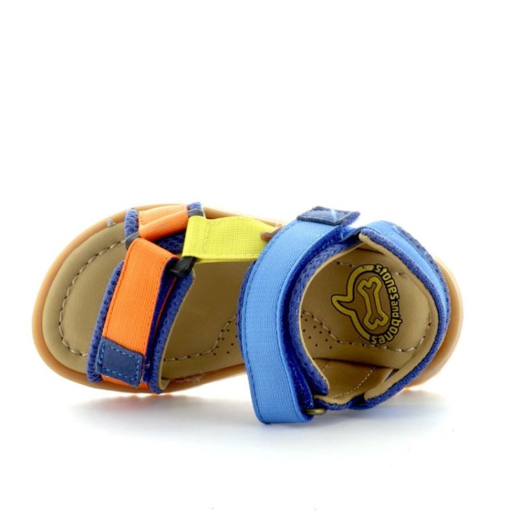 laker open sandaal denim orange