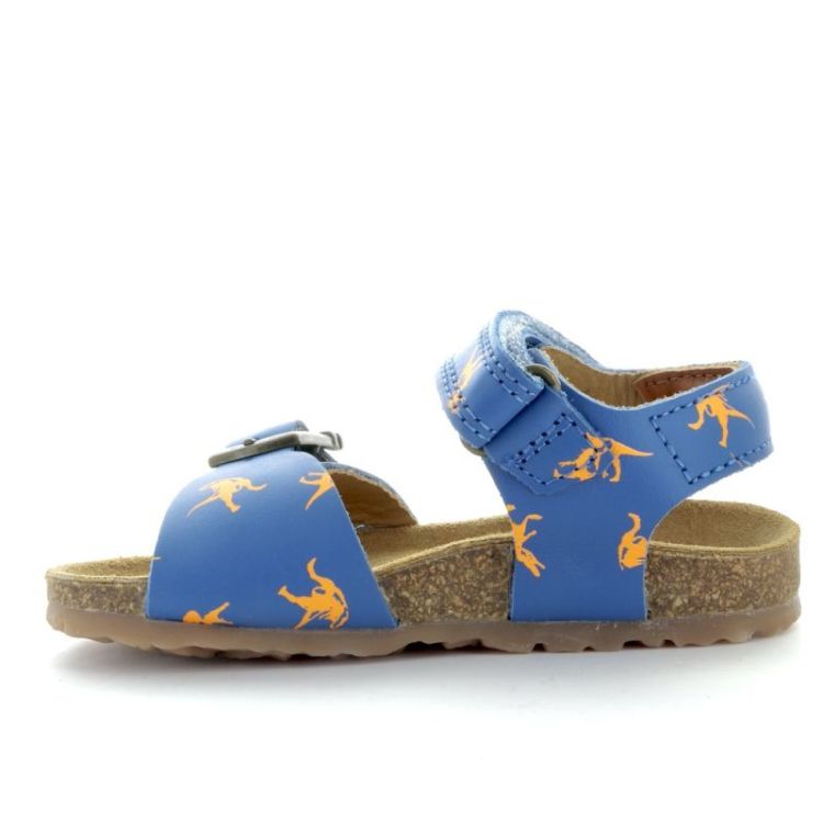 losto open sandaal blue orange