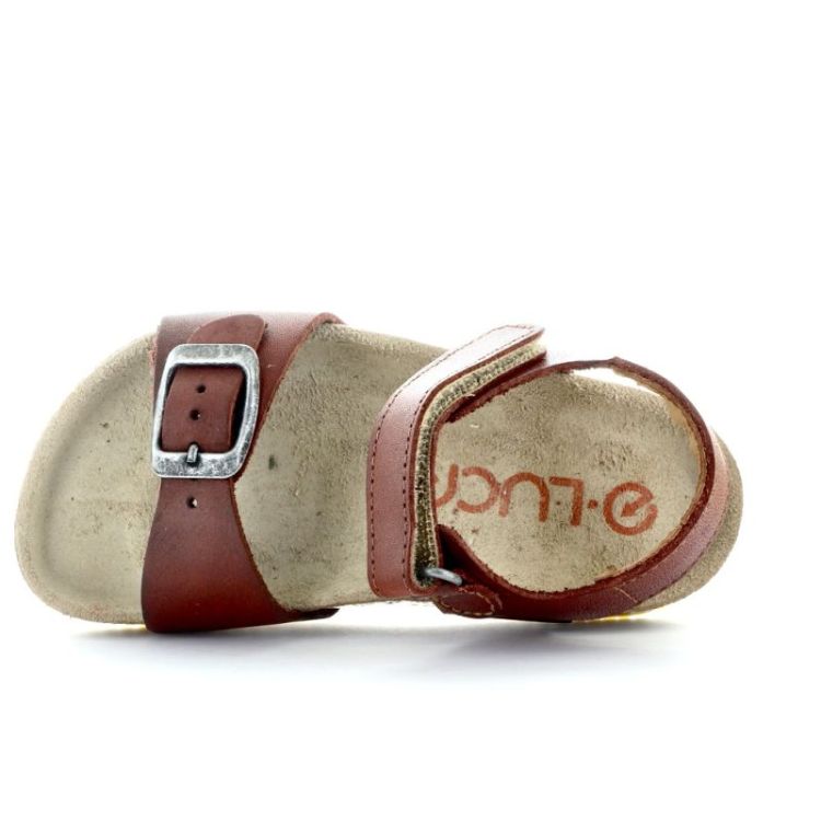 open sandaal cognac