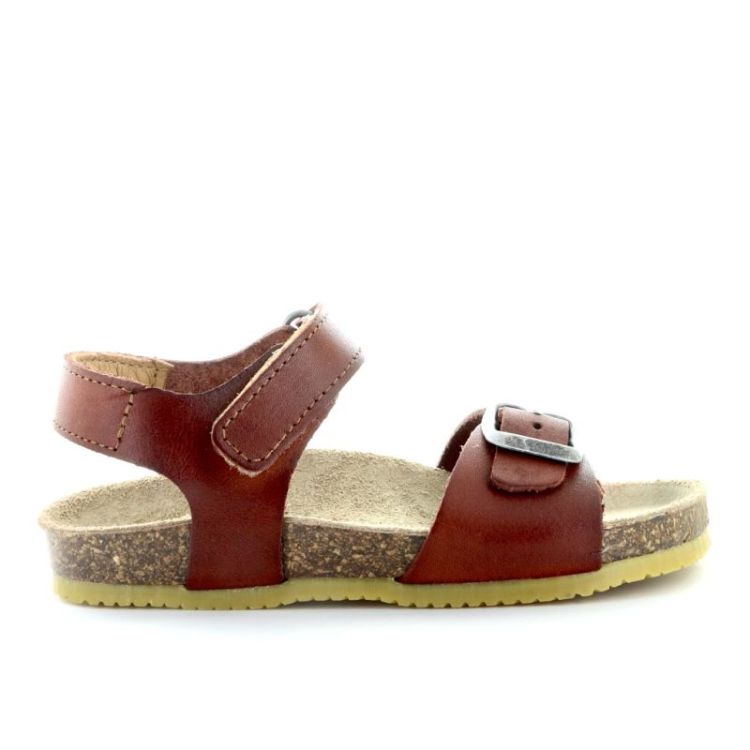 open sandaal cognac