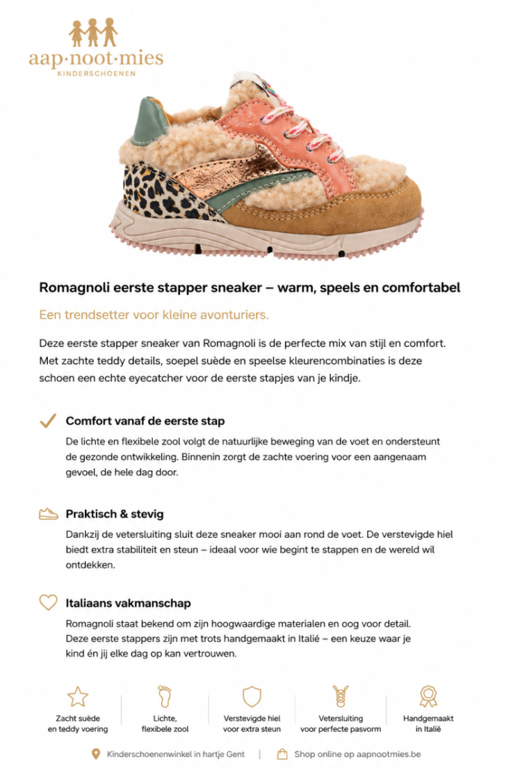 sneaker voor eerste stappers 010 lana
