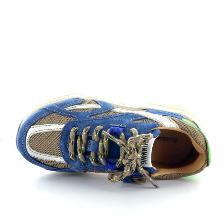 Sportieve retro sneaker dragon denim