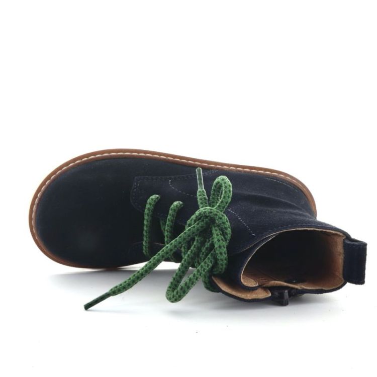 chunky lace-up boot Navy