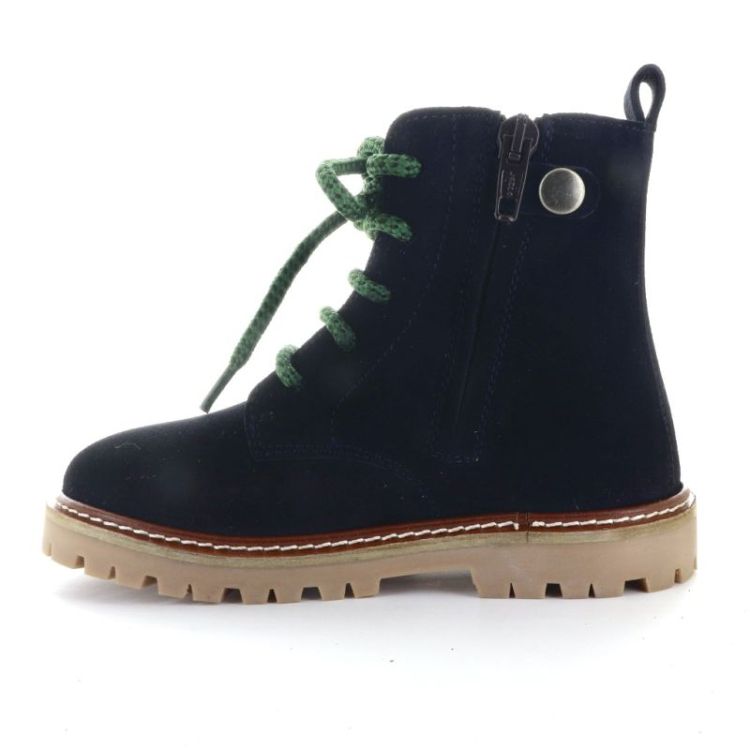chunky lace-up boot Navy