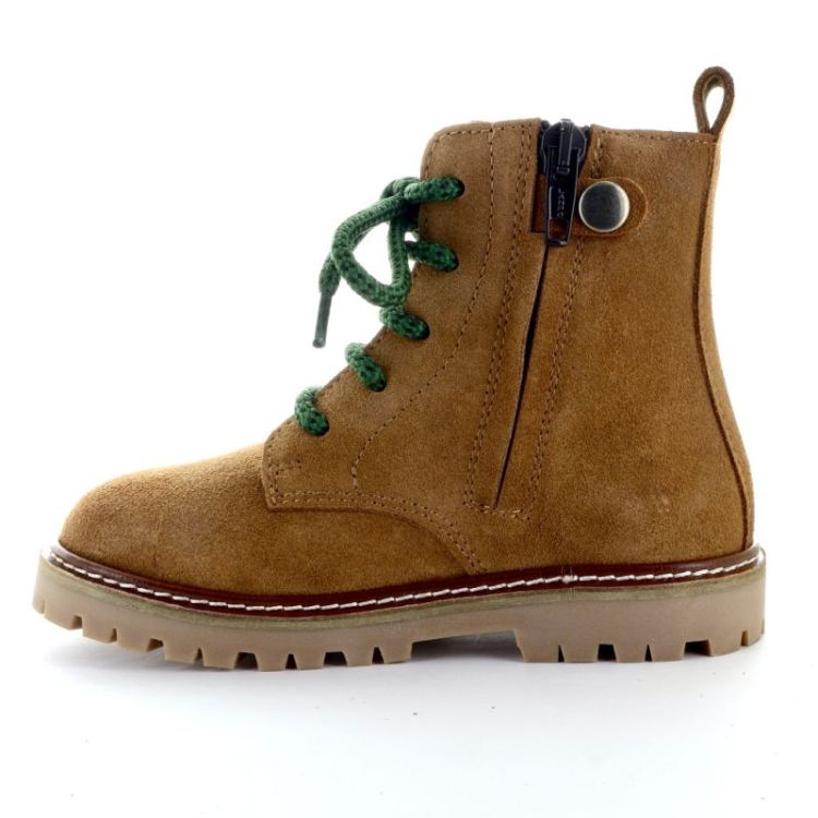 chunky lace-up boot cognac 