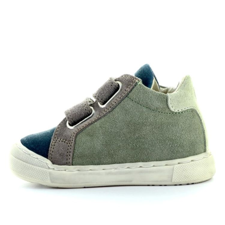velcro sneaker met bumper olive navy
