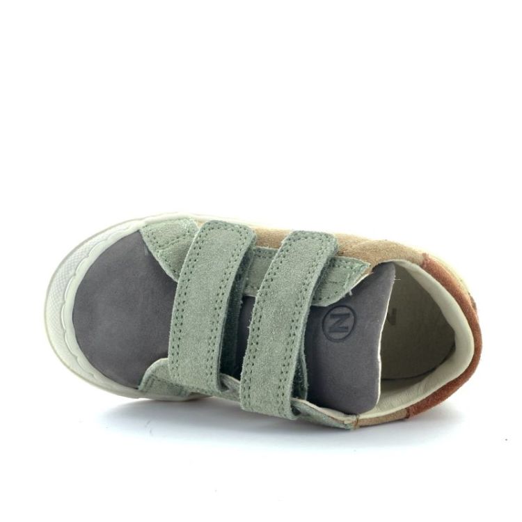 velcro sneaker met bumper brown anthracit