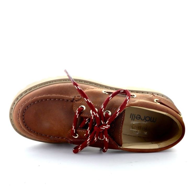 stevige stoere veterschoen dark brown