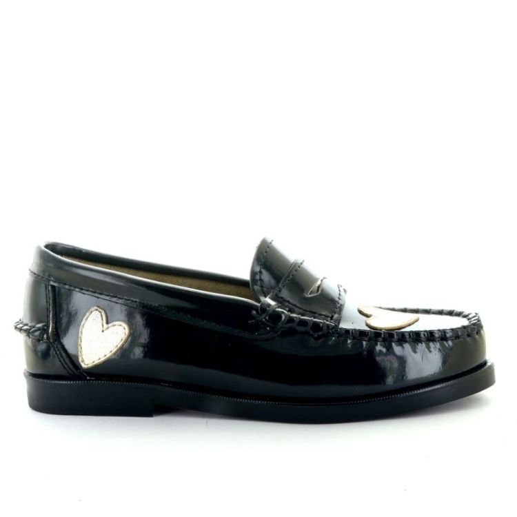 loafer with hearts nero