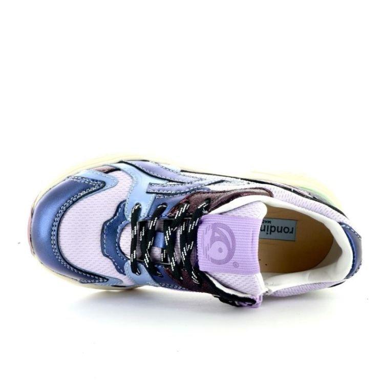 coole sneaker rits veter grigio blu