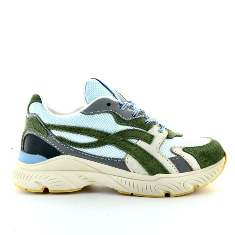 coole sneaker rits veter verde blu