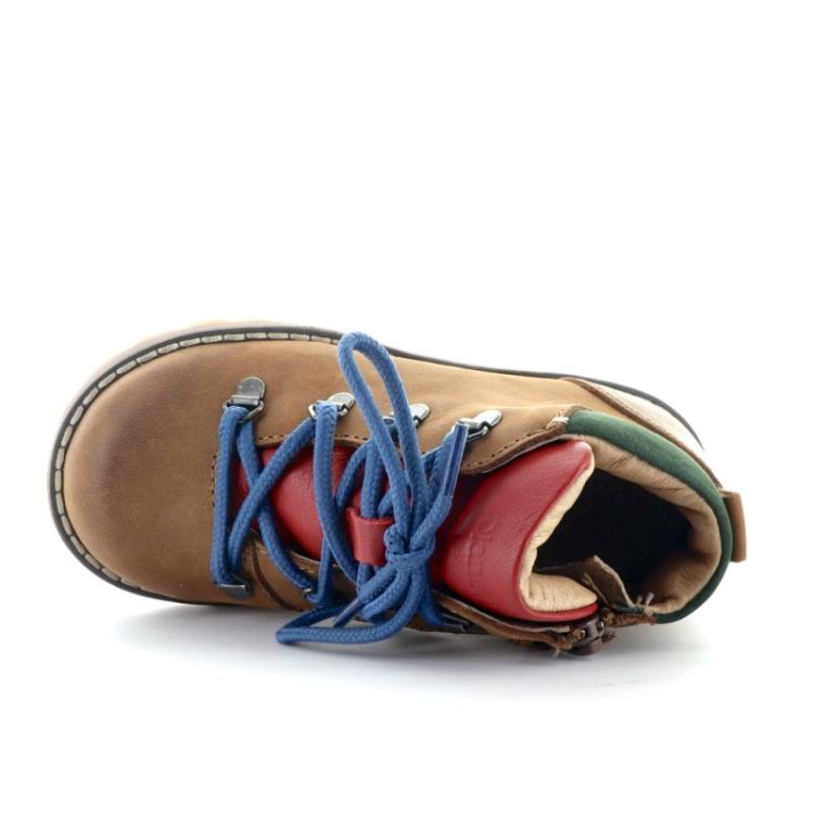 stoere boots rits en veter caramello