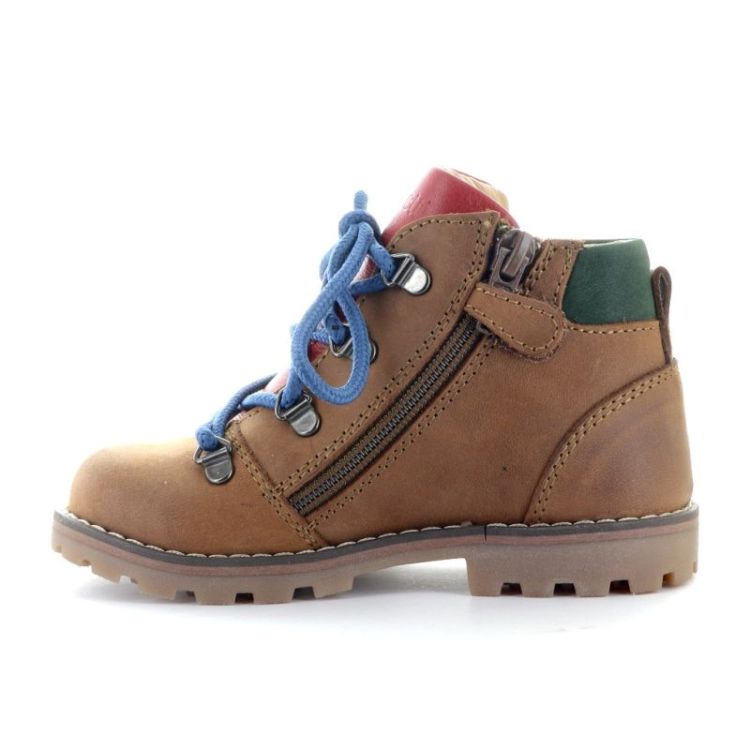stoere boots rits en veter caramello