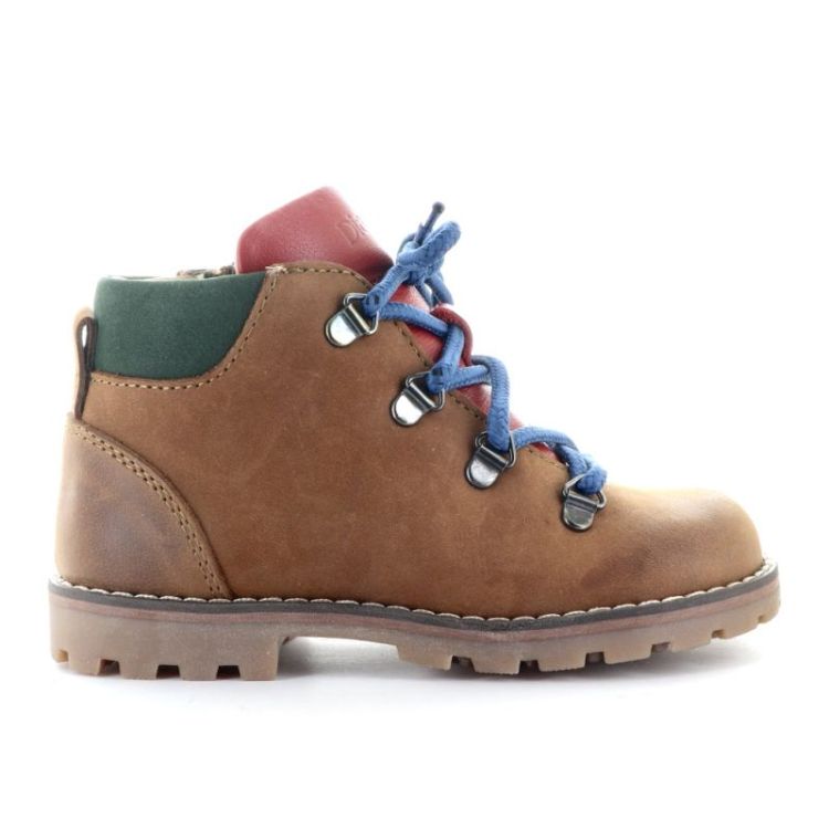 stoere boots rits en veter caramello