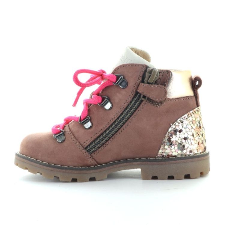stoere boots rits en veter pervinca