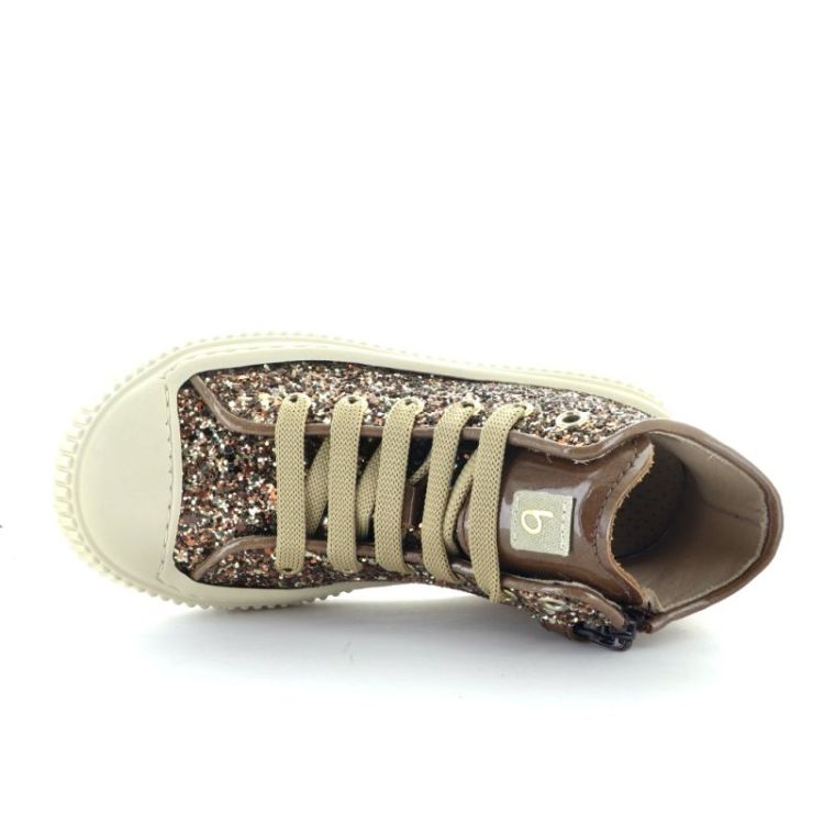 glitter sneakers bronze