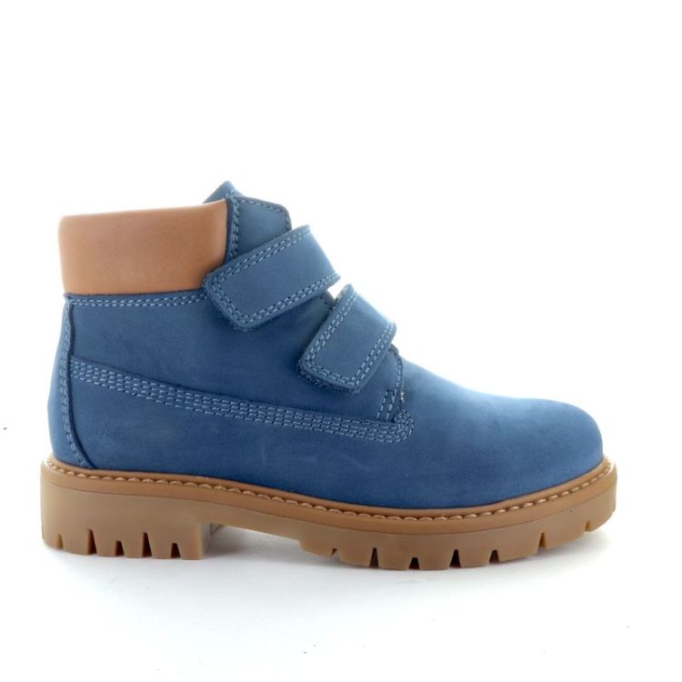 stoere velcro boots petrol