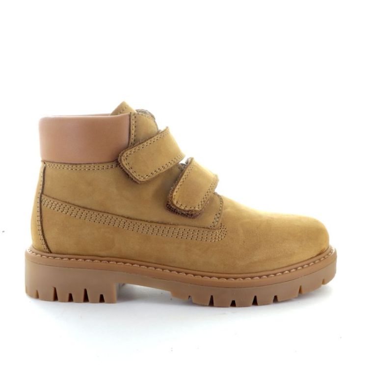 stoere velcro boots caramel