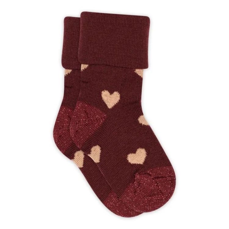 amelia socks 1451 Wine Red