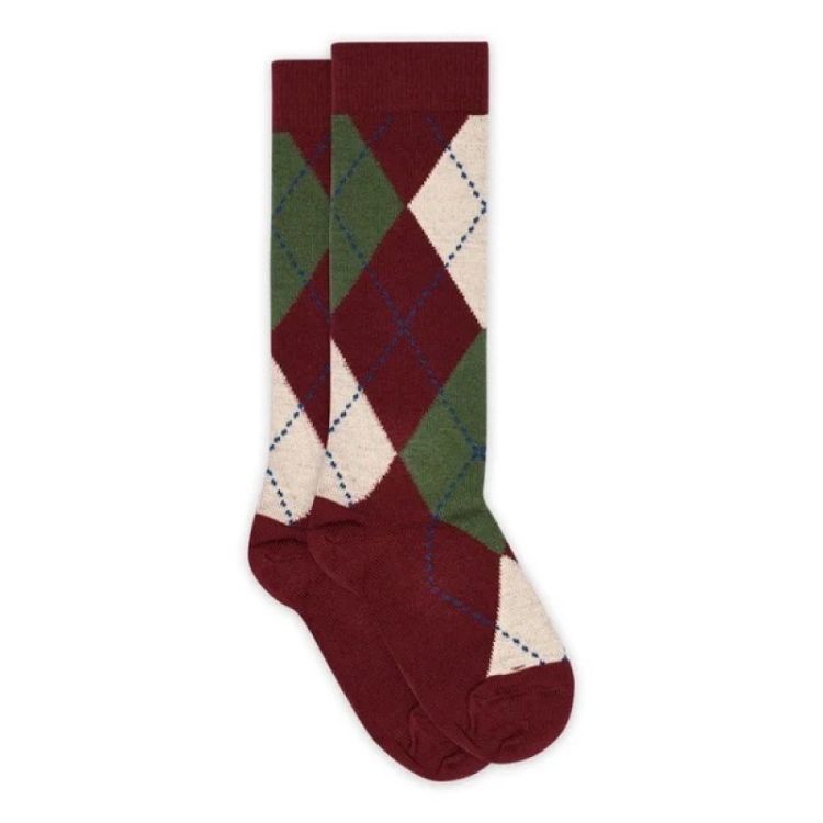 carmen knee socks 1451 Wine Red